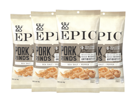 Sea Salt and Pepper Pork Rinds Sale