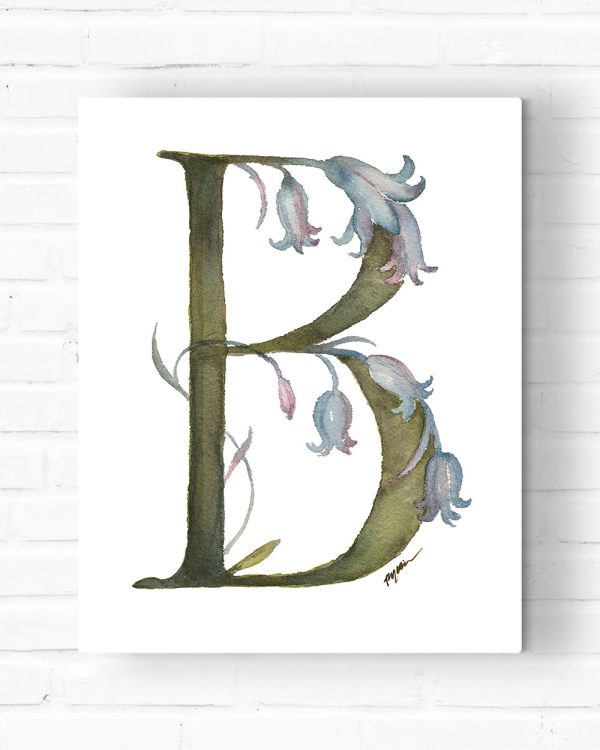 Monogrammed Letter Canvas For Discount