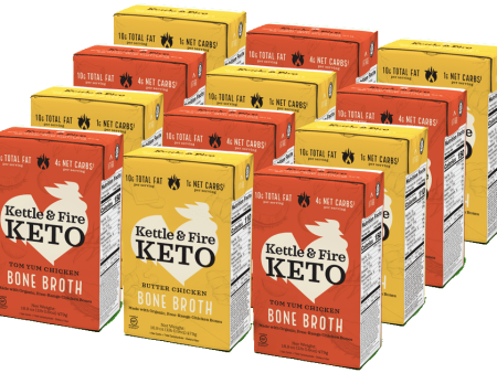 12-pack: Keto Broths Variety For Cheap