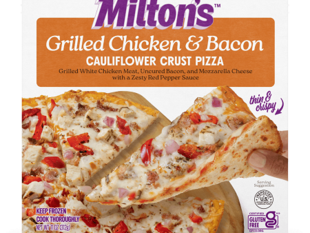 Grilled Chicken & Bacon Cauliflower Crust Pizza For Sale