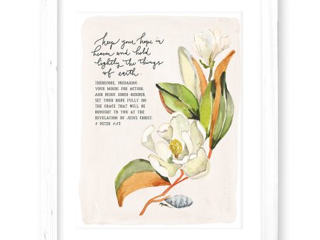 1 Peter 1:13 | Keep Your Hope in Heaven Print (Foundation 11) Supply