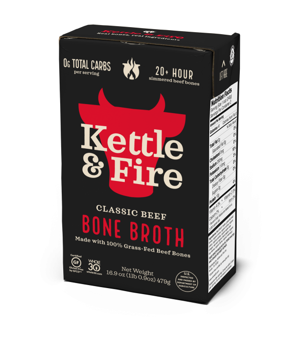 100% Grass-fed Beef Bone Broth - 16.9 oz Sale