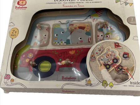 Wooden Puzzle, Bababoo and Friends - Friends on Tour- Case of 4 puzzles on Sale