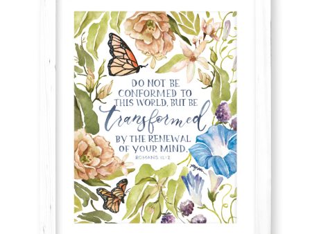 Romans 12:2 | Be Transformed Print Online Sale