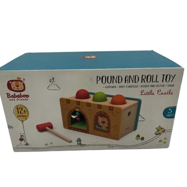 Wooden Toy, Pound and Roll, Bababoo and Friends, Box of 2 Supply