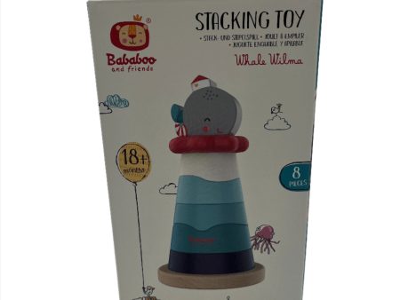 Wooden Stacking Toy, Bababoo and Friends - Whale Wilma- case of 2 Online