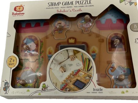 Wooden Puzzle and Stamp Activity Kit, Bababoo s Castle, Case of 4 Sale