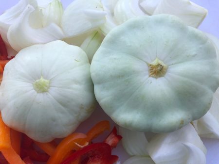 Early White Patty Pan Squash Online now